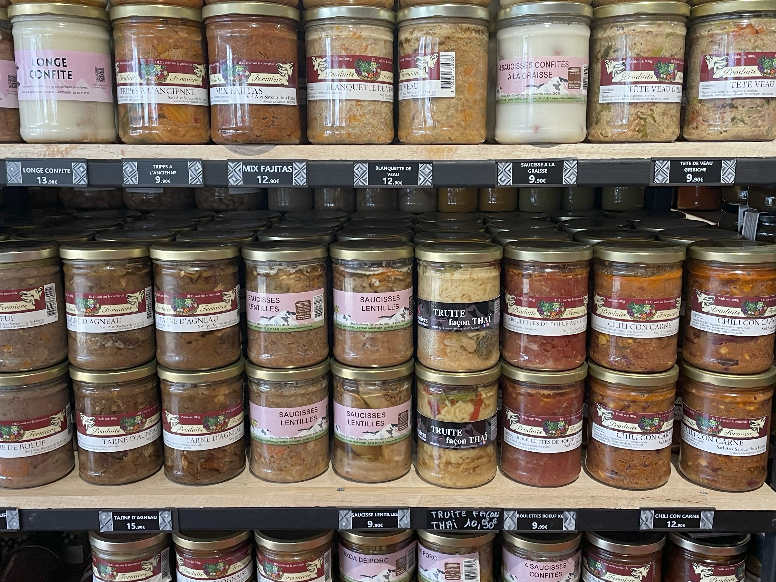 Produits d'épicerie locale
